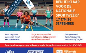 Nationale Sportweek 17 t/m 26 september